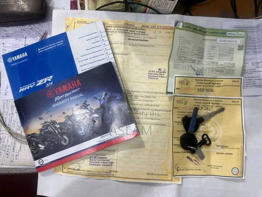 Yamaha RAY CYGNUS 125 2025 Motorbike (Used)