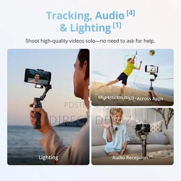 DJI Osmo Mobile 8P Advanced Tracking Combo