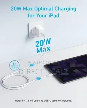 Anker 20W High Speed USB-C Charger with Cable