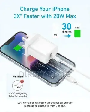 Anker 20W High Speed USB-C Charger with Cable
