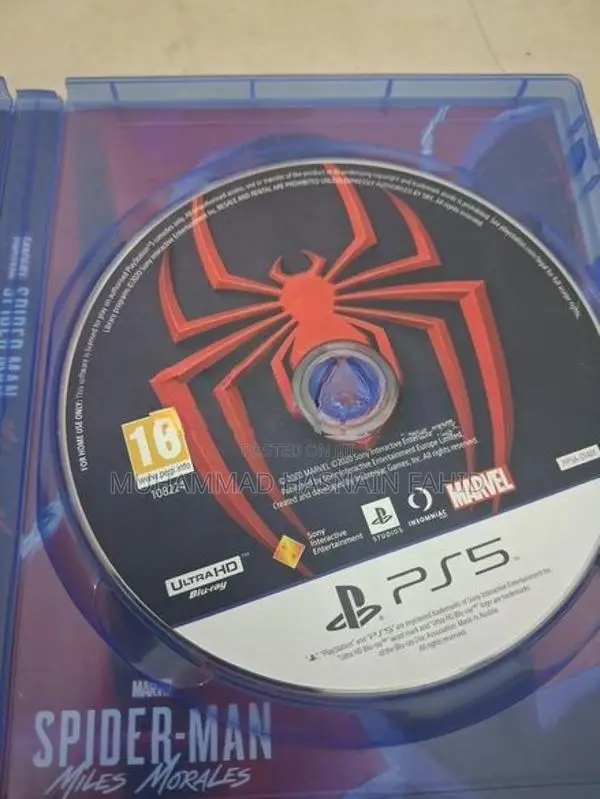 Spiderman Miles Morales Ps5 Disc