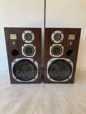 Diatone 3-Way Bookshelf Speaker Pair - 10 Inch Woofer Made In Japan