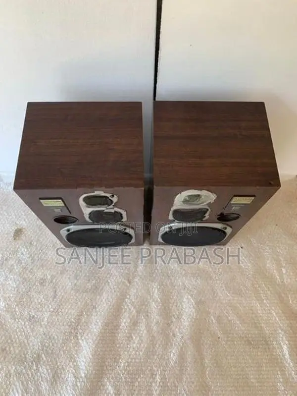 Diatone 3-Way Bookshelf Speaker Pair - 10 Inch Woofer Made In Japan