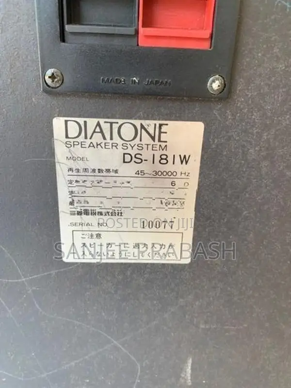 Diatone 3-Way Bookshelf Speaker Pair - 10 Inch Woofer Made In Japan