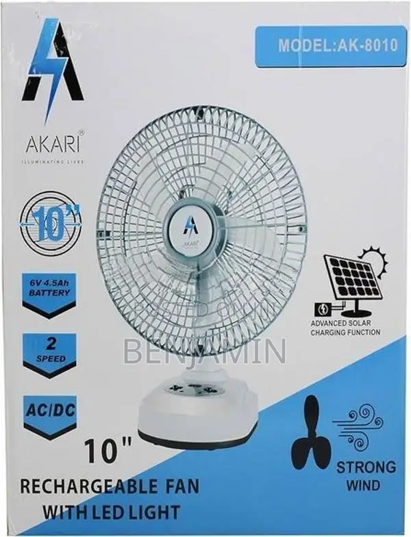 10'' Akari Rechargeable Fan