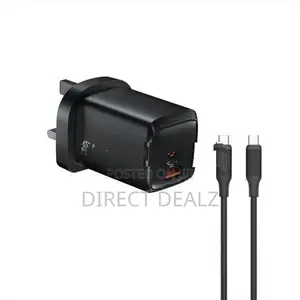 Green Lion G-Charge Series 45W Dual Port Wall Charger with Type C Cabl
