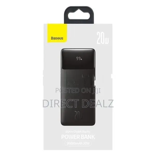 Baseus Bipow 20W 20000 Power Bank 2xUSB + USB-C