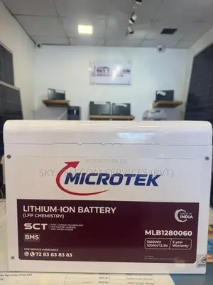 25.6V 100Ah MicroTek LiFePO₄ Lithium Battery
