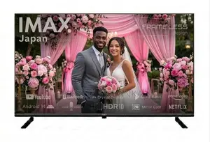 New IMAX Frameless UHD 50'' Smart 4K Tv with bluetooth