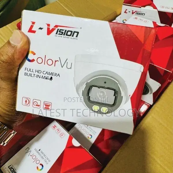 L-Vision AHD Colorvu Plastic Dome Camera With Audio