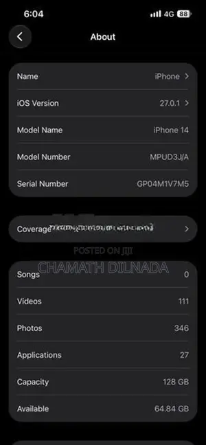 Apple iPhone 14 (Used)