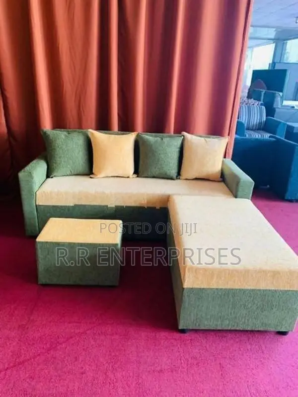 New Modern Sofa Set with Stool