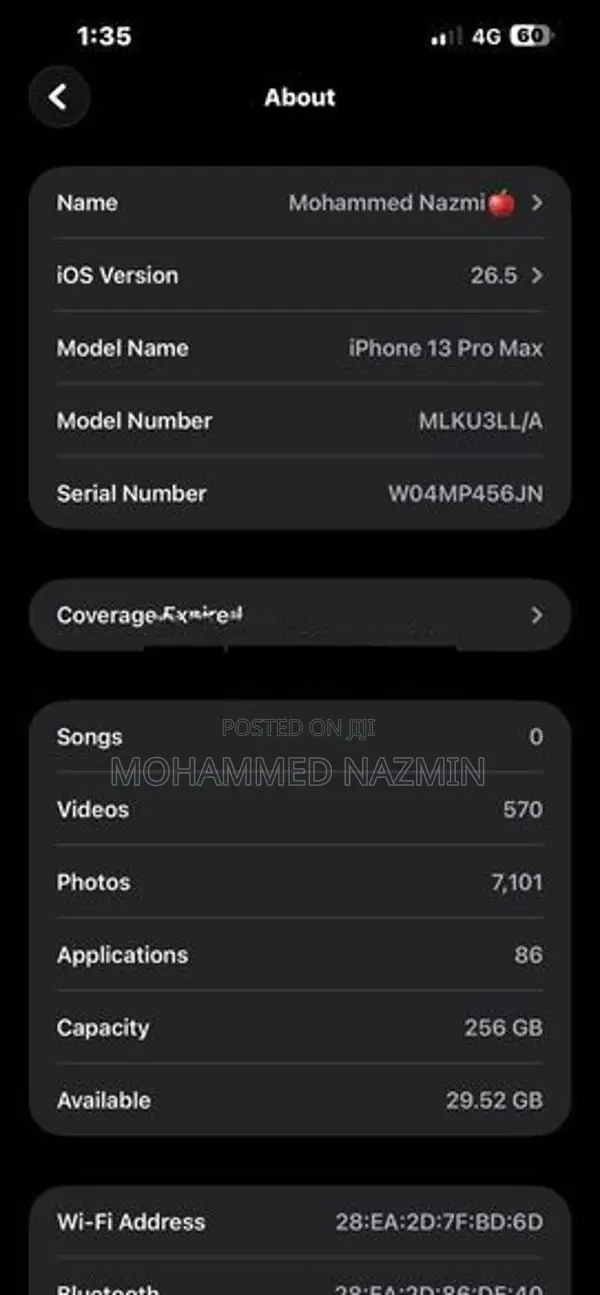 Apple iPhone 13 Pro Max LLA (Used)