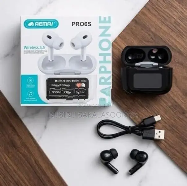 Aemei PRO6S Wireless 5.5 Bluetooth Earbuds With Charging Case
