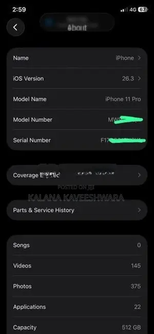 Apple iPhone 11 Pro (Used)