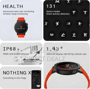 CMF Watch 3 Pro - Black, Silver & Orange