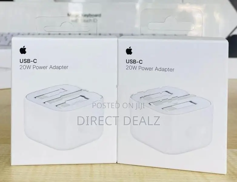 Apple 20W USB-C 3 Pin Fast Charging Power Adapter