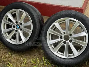 225/55/17 (BMW) Tyre Set With Alloy Wheels