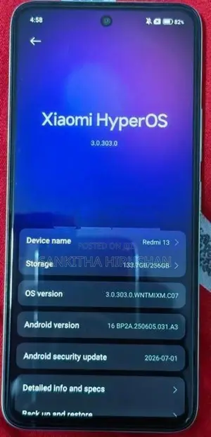 Xiaomi Redmi 13 Blue (Used)