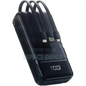 Aspor A316 20000 22.5W Portable Power Bank with Built in Cable