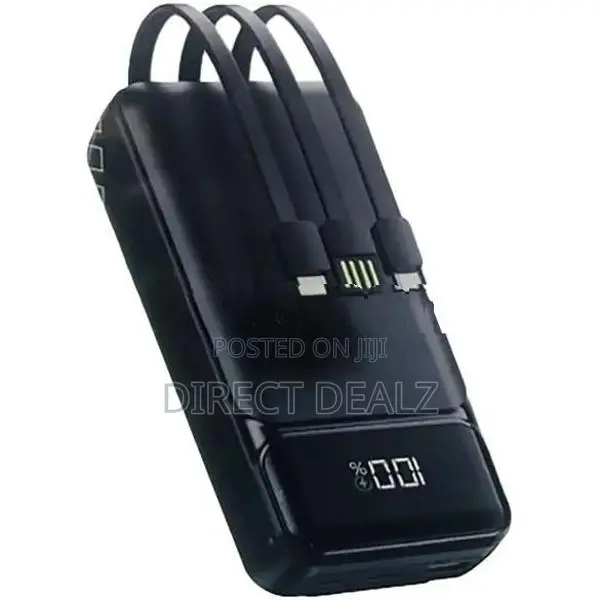 Aspor A316 20000 22.5W Portable Power Bank with Built in Cable