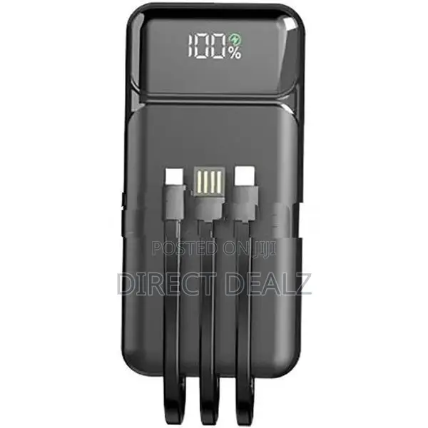 Aspor A316 20000 22.5W Portable Power Bank with Built in Cable