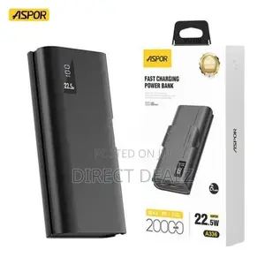 Aspor A336 22.5W 20000 Fast Charging Power Bank