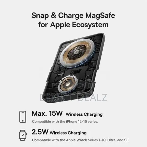 Baseus EnerFill FT11 27W 10000mAh Magnetic Power Bank for iWatch & Pho