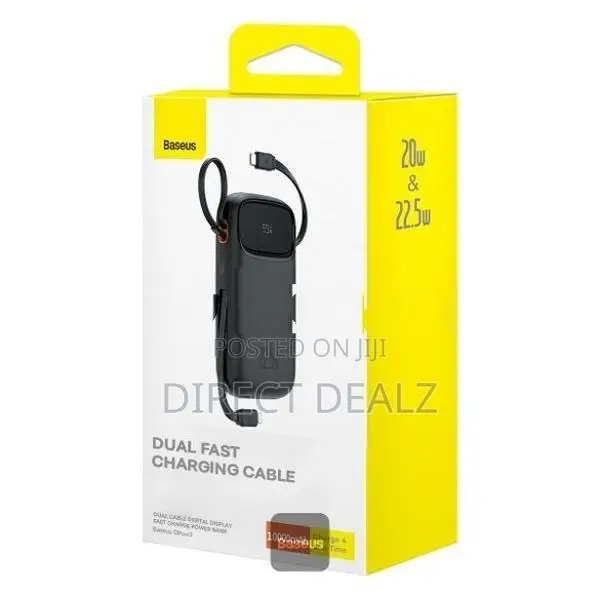 Baseus Qpow2 22.5W 10000mAh Dual Cable Power Bank