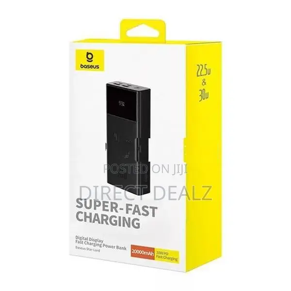 Baseus Star Lord 30W 30000 Digital Display Fast Charging Power Bank