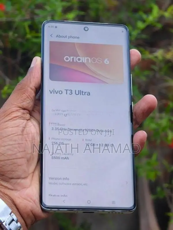 Vivo T3 Ultra 5G 256GB (Used)