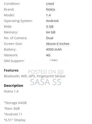 Nokia 1.4 (Used)