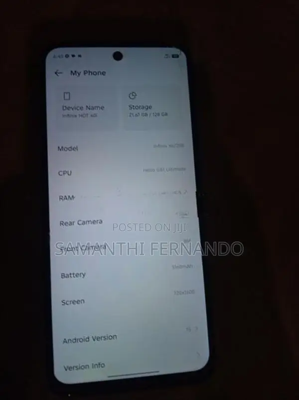 Infinix Hot 60i (Used)