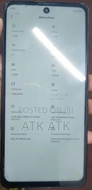 Black view a100 (Used)