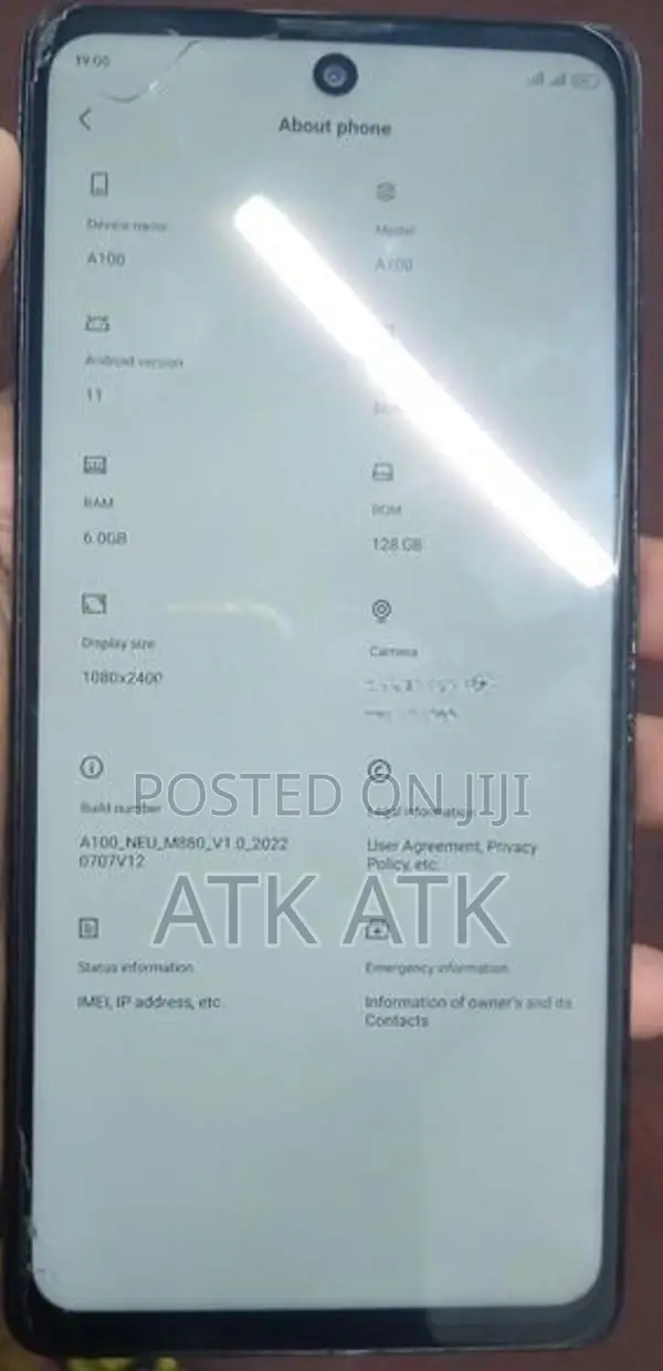 Black view a100 (Used)