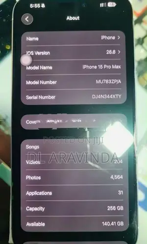 Apple iPhone 15 Pro Max (Used)