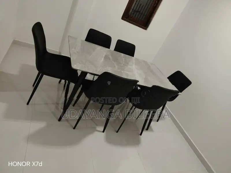 Restaurant Dining Table with Cushion Chairs