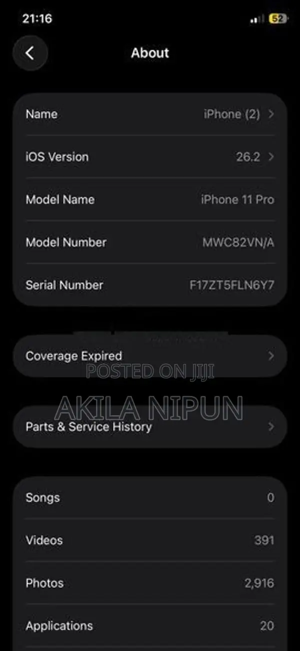 Apple iPhone 11 Pro (Used)