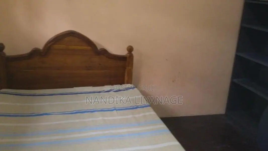 Teak Double Bed with Layered Mattress