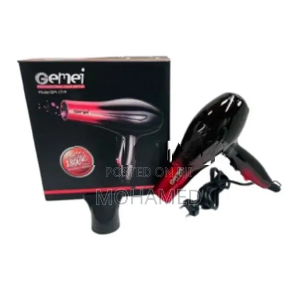 Gemei GM-1719 Professional Hair Dryer – 1800W