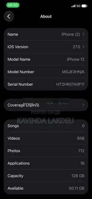 Apple iPhone 12 (Used)