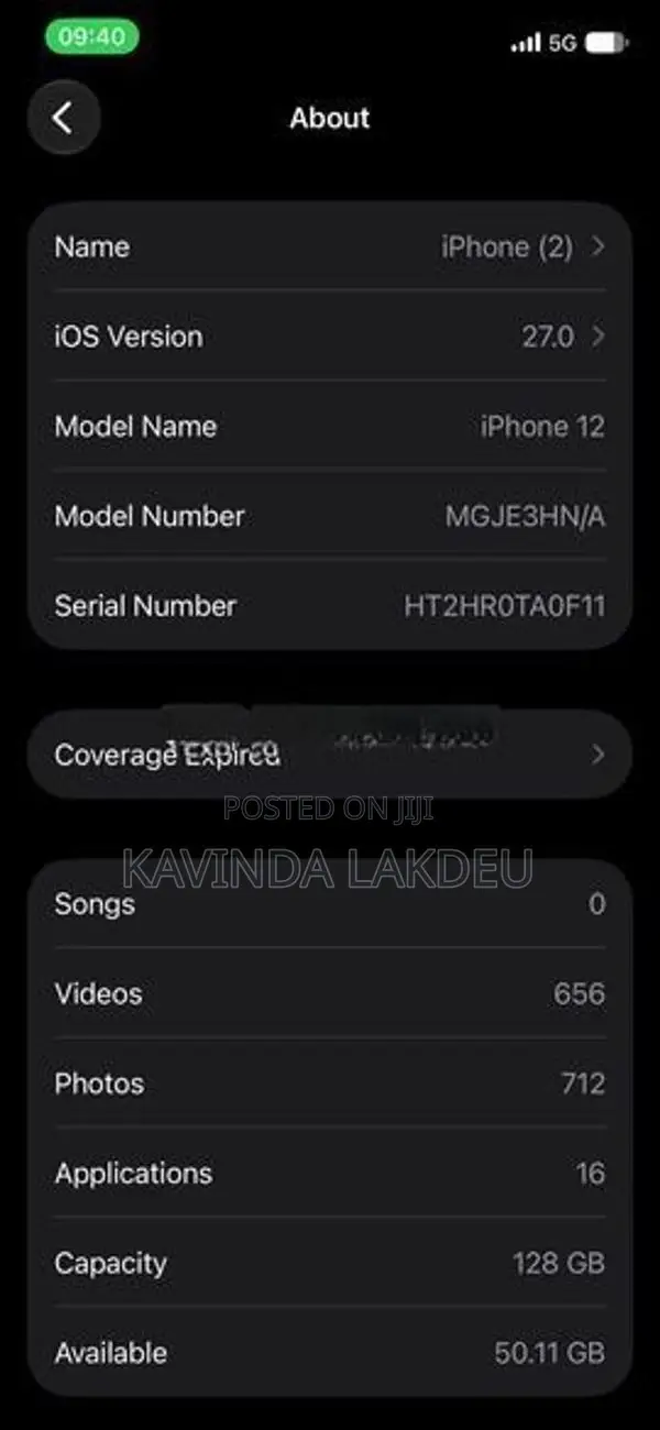 Apple iPhone 12 (Used)