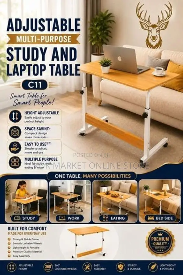 Adjustable Laptop Table