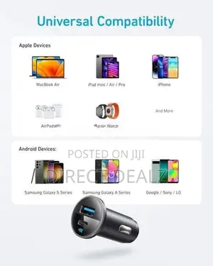 Anker 323 Dual Port 52.5W Car Charger - A2735H11