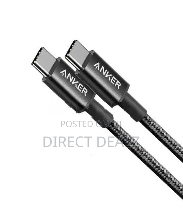 Anker A8752 USB-C to 60W Nylon Braided Cable – 1M