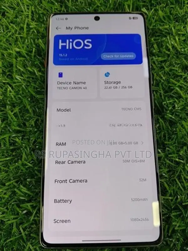 Tecno Camon 40M.p (Used)