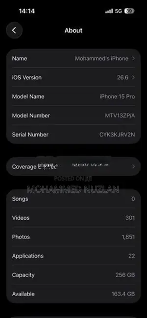 Apple iPhone 15 Pro (Used)