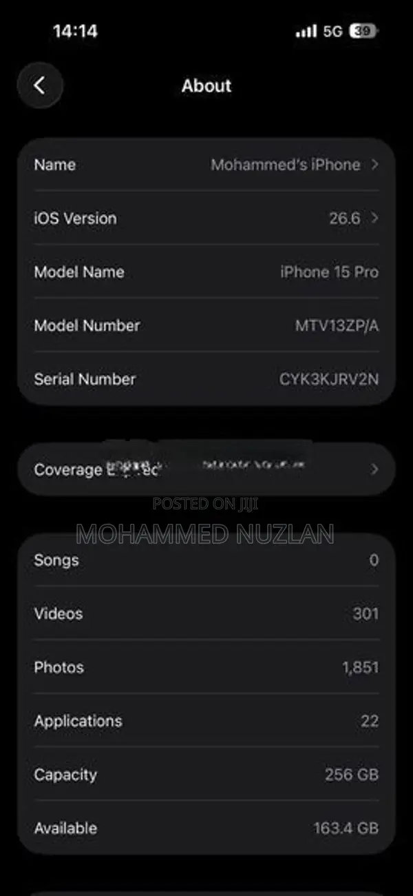 Apple iPhone 15 Pro (Used)