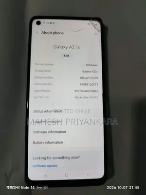 Samsung Galaxy A21s (Used)