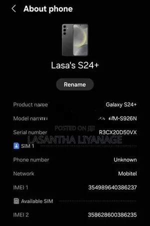 Samsung Galaxy S24 Plus (Used)